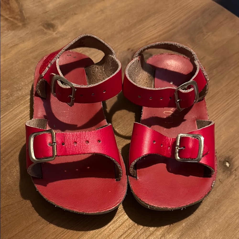 Sun San Saltwater Red Kids Sandals